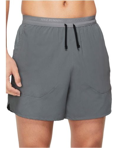 Nike Dri-fit Stride 5-inch Running Shorts - Gray