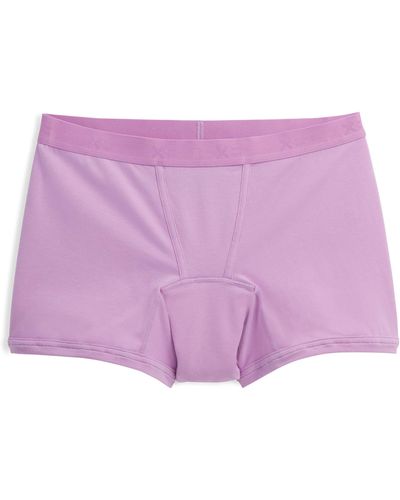TOMBOYX First Line Stretch Cotton Period 4.5-inch Trunks - Purple