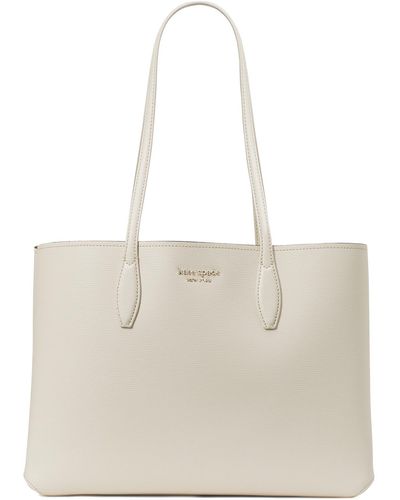 Kate Spade All Day Large Leather Tote - Natural