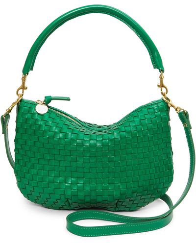 Clare V. Petit Moyen Messenger Bag - Green