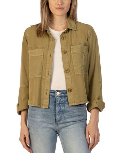 Kut From The Kloth Zinnia Patch Pocket Jacket - Multicolor