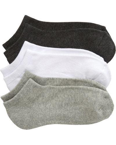 Nordstrom 3-pack Everyday Ankle Socks - Black