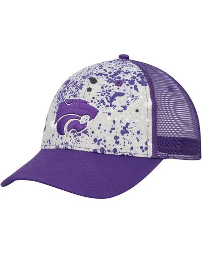 Colosseum Athletics /purple Kansas State Wildcats Love Fern Trucker Snapback Hat At Nordstrom