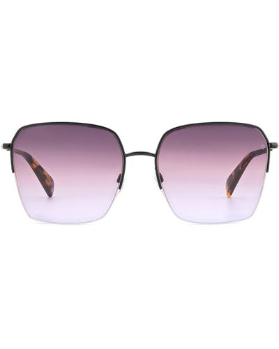 Rag & Bone 58mm Square Sunglasses - Purple