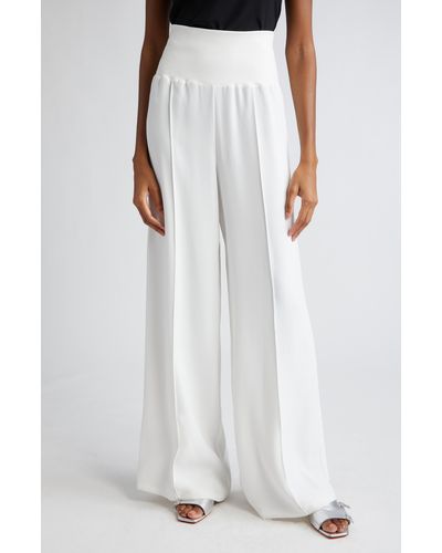 ATM Pull-on Flare Pants - White