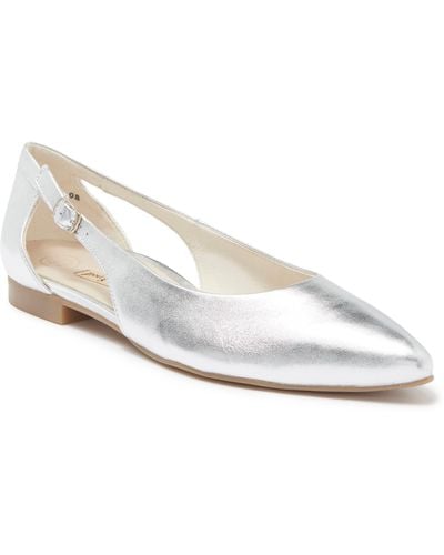 Paul Green Tyra Pointed Toe Flat - White