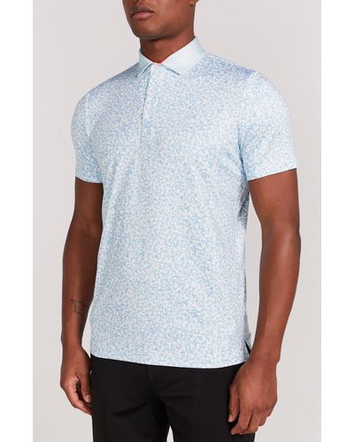 Redvanly Brewer Floral Polo - White