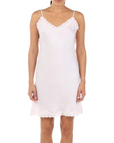 Papinelle Pure Silk Chemise - White