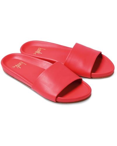 Beek Gallito Metallic Slide Sandal - Red