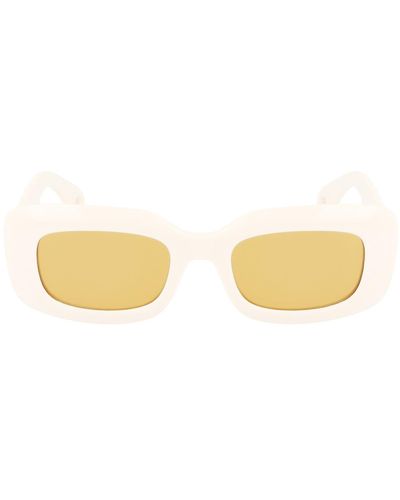 Lanvin Babe 50mm Rectangular Sunglasses - White