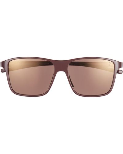 Tag Heuer Boldie 57mm Rectangular Sport Sunglasses - Multicolor