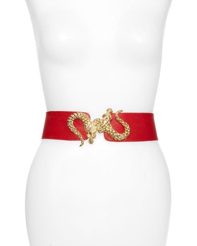 Raina 'penelope - Dragon' Stretch Belt - Red