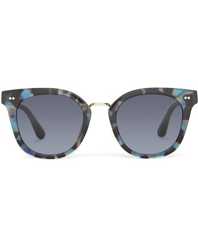 TOMS Cecilia 50mm Small Cat Eye Sunglasses - Blue