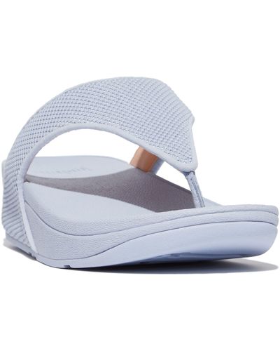 Fitflop Water Resistant Two Tone Flip Flop - White