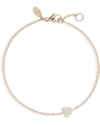 Anzie Love Letter Diamond Bracelet - White