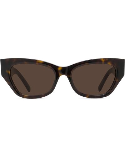 Givenchy 55mm Polarized Cat Eye Sunglasses - Brown