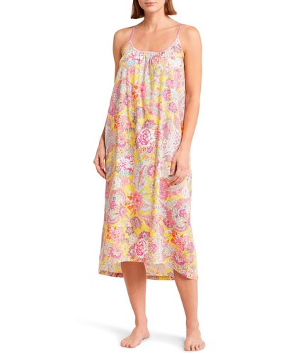 Papinelle Ella Cotton Sateen Nightgown - Pink