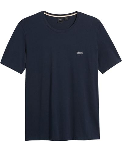 BOSS Mix Match Pajama T-shirt - Blue