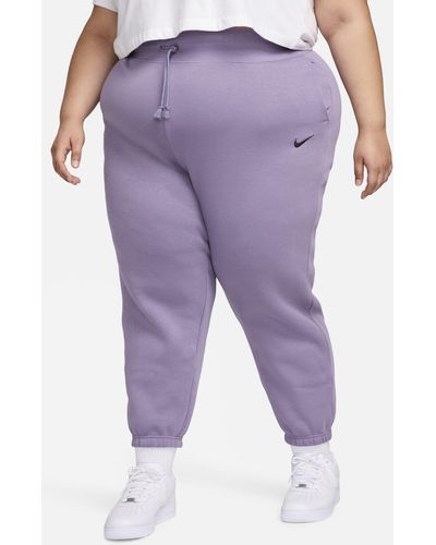 Nike Sportswear Phoenix Fleece High Waist Oversize Sweatpants - Purple