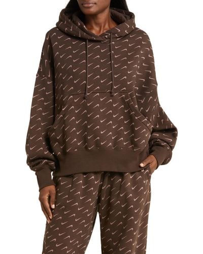Nike Sportswear Phoenix Fleece Oversize Hoodie - Brown