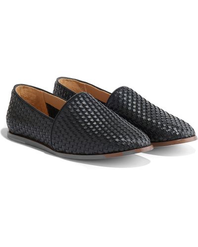 Nisolo Alejandro Water Resistant Woven Loafer - Black