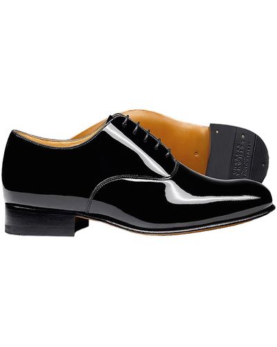 Charles Tyrwhitt Patent Oxford Shoe - Black