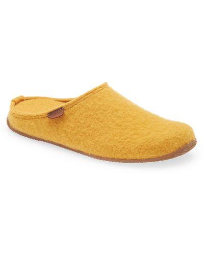 Living Kitzbühel Open Heel Slipper - Yellow
