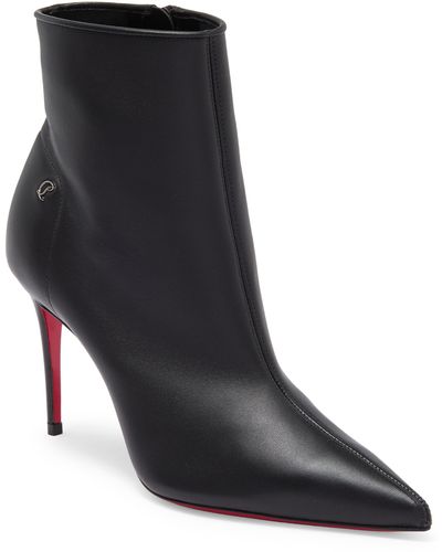 Christian Louboutin Sporty Kate Pointed Toe Bootie - Black