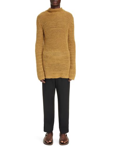 Dries Van Noten Milla Linen Blend Sweater - Multicolor