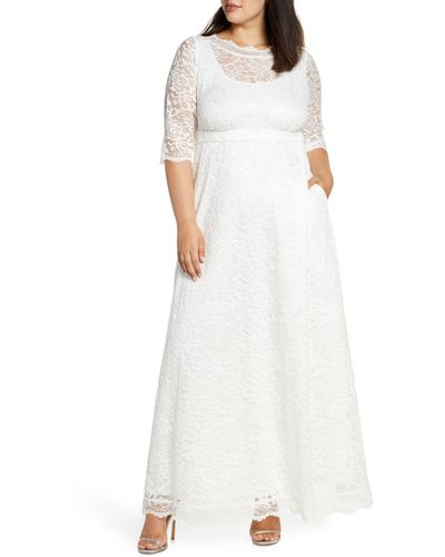 Kiyonna Sweet Serenity Gown - White