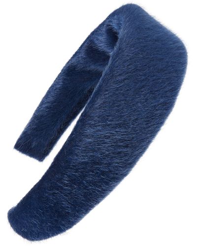 Tasha Fuzzy Headband - Blue