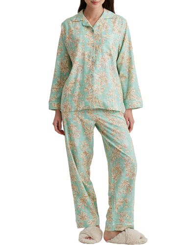 Papinelle Bridget Floral Pajamas - Green