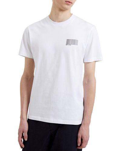 French Connection Repeat Logo Graphic Tee - White