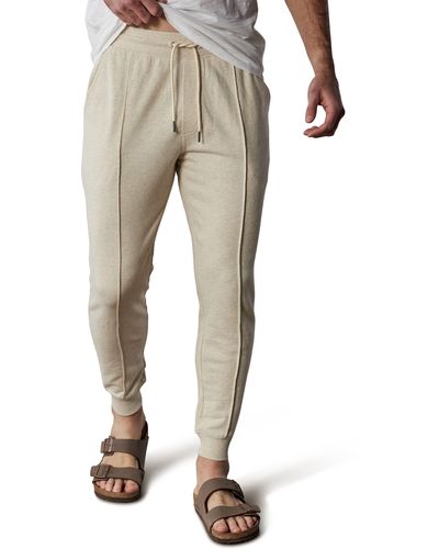 The Normal Brand Cole Terry Pintuck sweatpants - Natural
