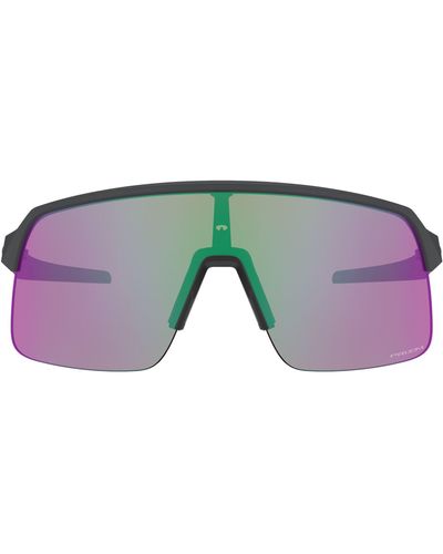 Oakley Sutro Lite 139mm Prizmtm Polarized Semi Rimless Wrap Shield Sunglasses - Multicolor