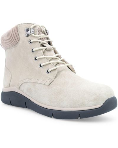 Propet Scarlet Water Repellent Lace-up Boot - White