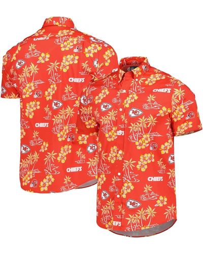 Reyn Spooner Kansas City Chiefs Kekai Button-up Shirt At Nordstrom - Red