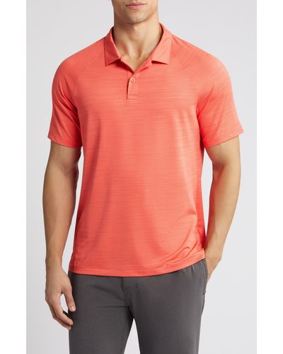 Zella Chip Performance Golf Polo - Red
