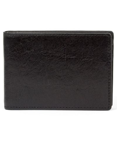 PINOPORTE Brunello Leather Wallet - Black