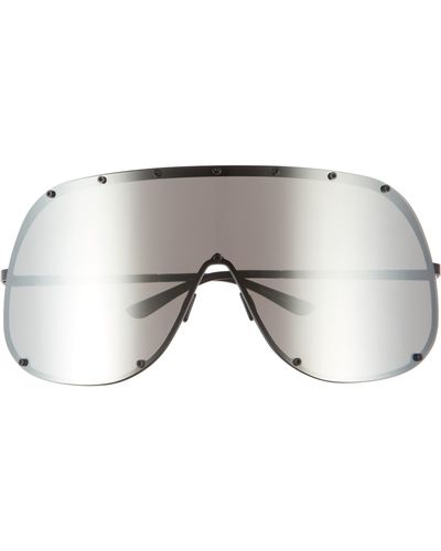 Rick Owens Oversize Shield Sunglasses - Gray