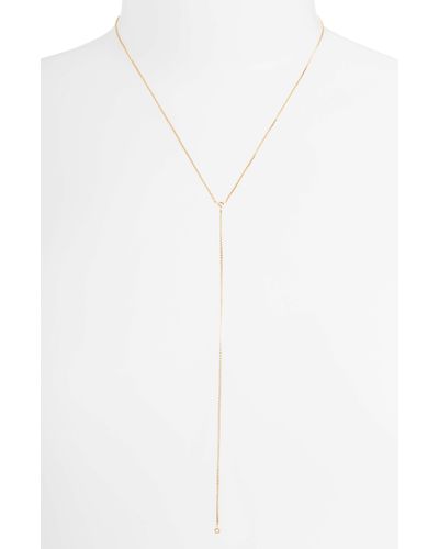 Jennifer Zeuner Mallory Diamond Y-necklace - White