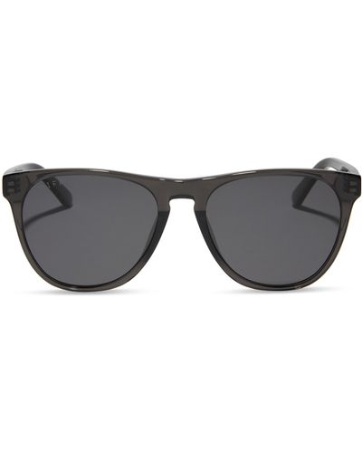 DIFF Darren 55mm Polarized Square Sunglasses - Gray