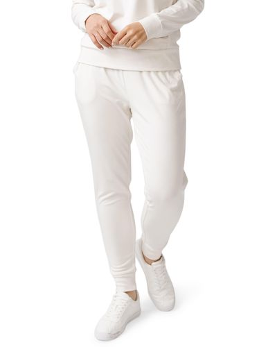 Cozy Earth jogger Sweatpants - White