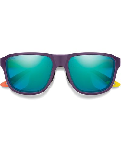 Smith Embark 58mm Chromapoptm Polarized Square Sunglasses - Blue
