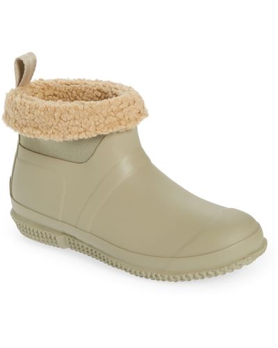 HUNTER In/out Faux Shearling Lined Boot - Multicolor