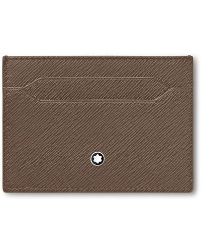 Montblanc Sartorial Leather Card Holder - Brown
