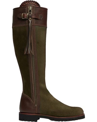 Penelope Chilvers Inclement Long Tassel Waterproof Boot - Brown