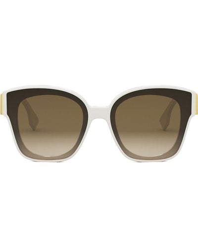 Fendi The First 63mm Square Sunglasses - Multicolor