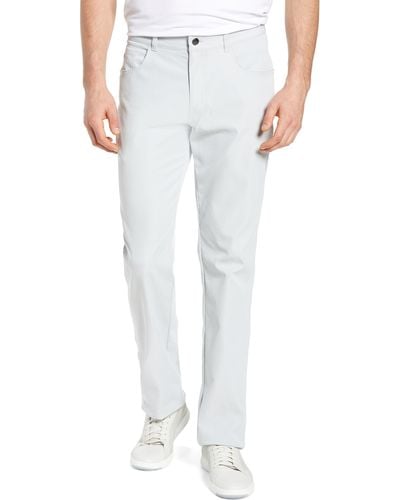 Peter Millar Regular Fit Performance Pants - White