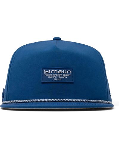 Melin Coronado Brick Hydro Performance Snapback Hat - Blue